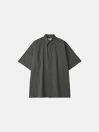 Hidden Type Half Sleeve Shirts (Charcoal)