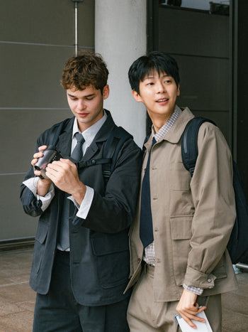 25ss City Worker Club Jacket - Soft Navy | A1 (M)