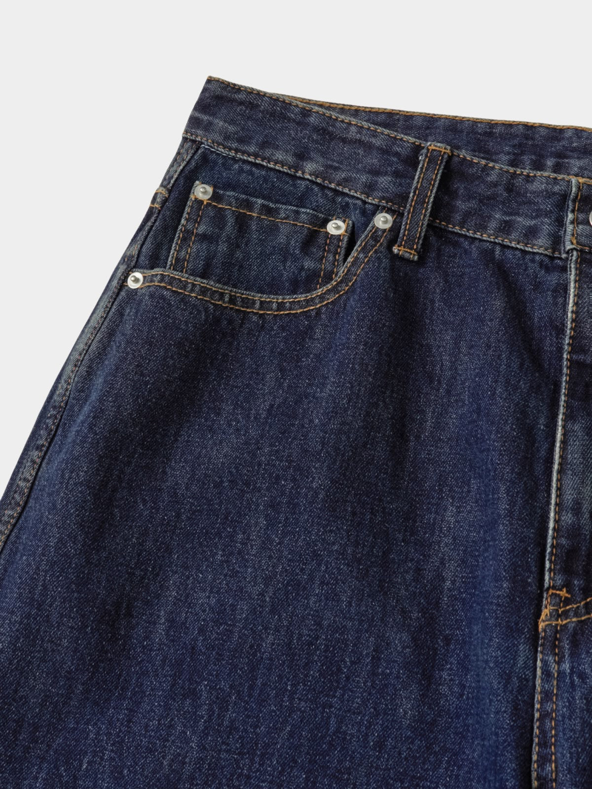 One Washed Denim Pants (Denim Blue)
