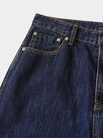 One Washed Denim Pants (Denim Blue)