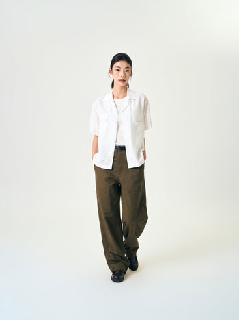 Double Pocket Slub Shirts (Navy)