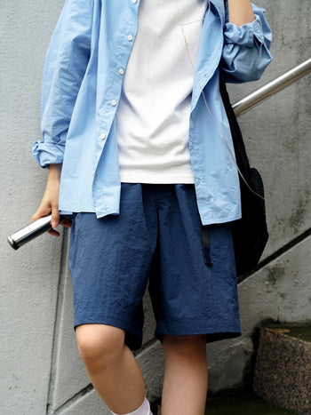 Utility Belted Work Shorts (Charcoal)