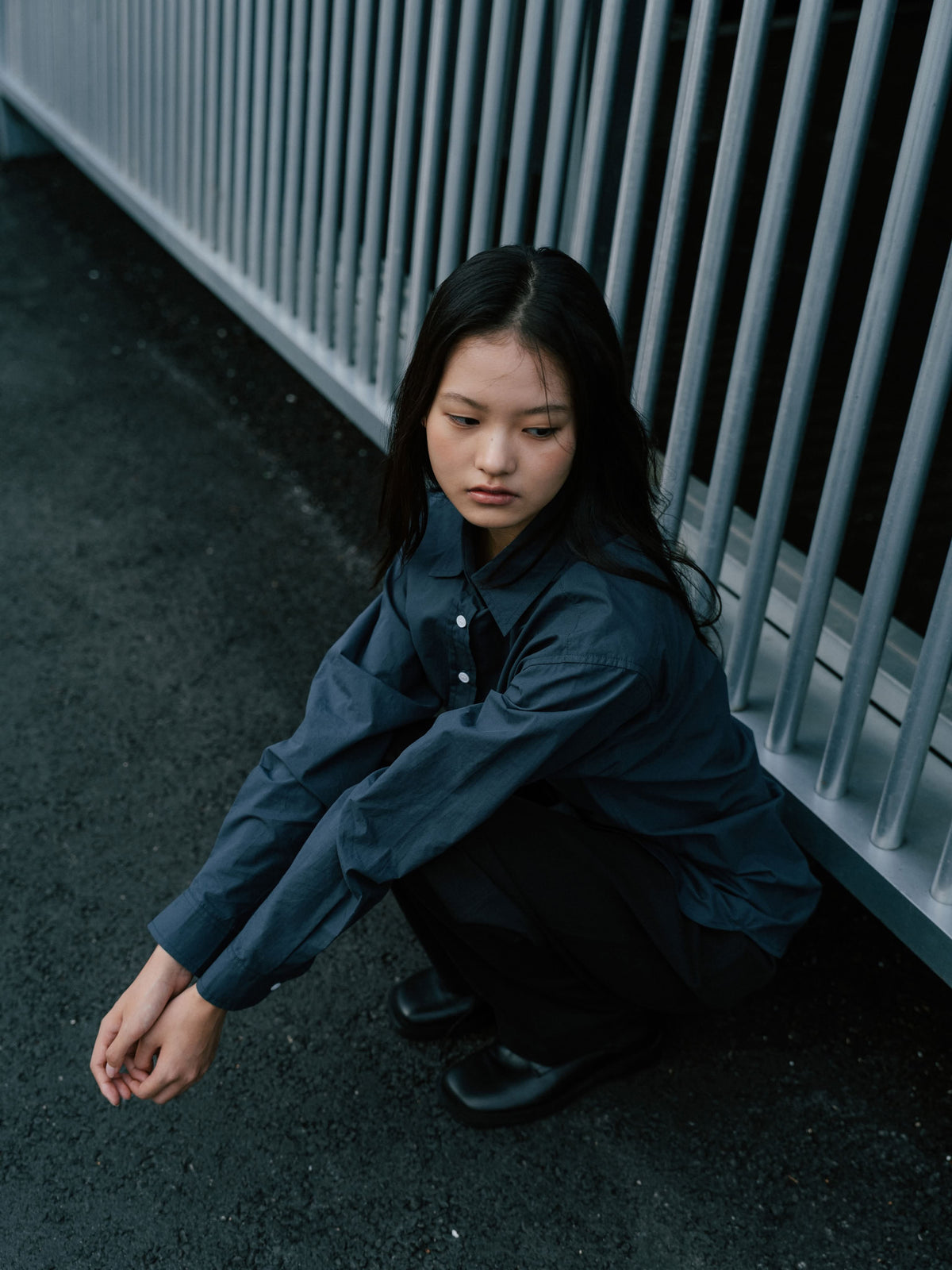 Essential Fine Shirts (Navy)