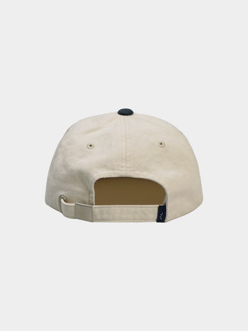 ODL Trout Soft Flat Cap (Ivory-Navy)