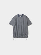 Relaxed Half Stripe String Tee (Stripe Navy)