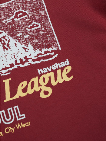 ODL Mountain Half Sleeve Tee (Red)